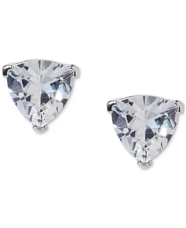 

Серьги-Гвоздики с серебристым кубическим цирконием, эксклюзивно в Macy's Eliot Danori, silver