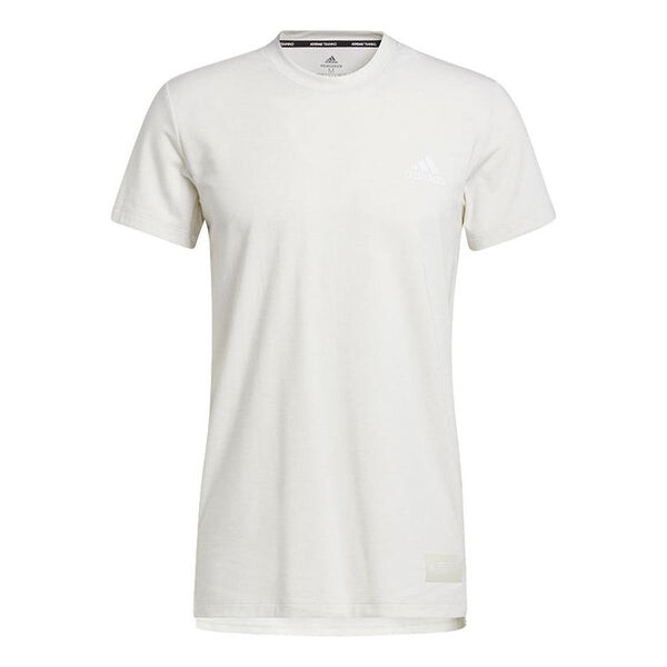 

Футболка adidas Stu Tech Tee Casual Sports Running Short Sleeve White, белый