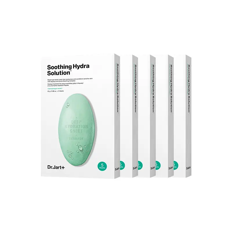 

DIJIATING круглая маска для лица B5 увлажняющая экстренное успокоение покраснение успокаивает сухую кожу увлажнение и питание Dr. Jart+, 5 tablets/1 box * 4