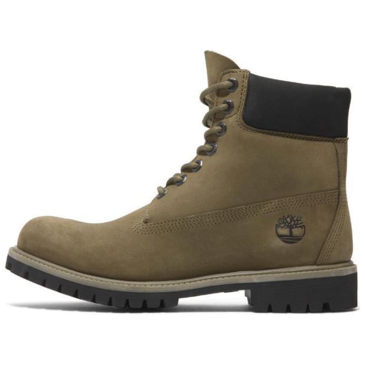 

Timberland Водонепроницаемые и износостойкие короткие мужские ботинки для активного отдыха PREMIUM, оливково-зеленые