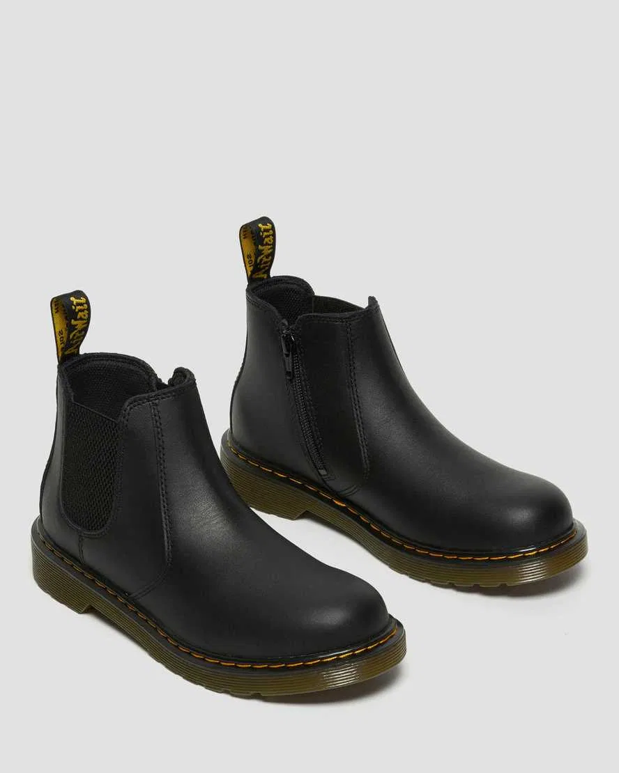 Ботинки челси Dr Martens Softy T 2976, детские, натуральная кожа, черный — фото 4