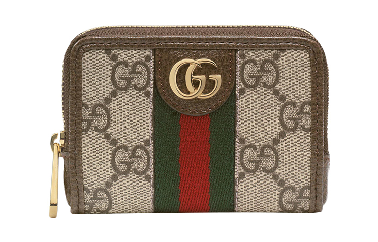 

GUCCI Кожаный кошелек для монет и визиток унисекс