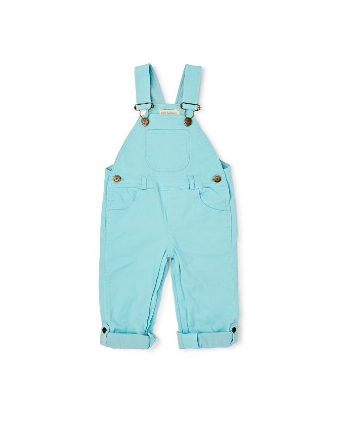 

Классический летний джинсовый комбинезон унисекс Dotty Dungarees — для малышей, маленьких детей, больших детей, зеленый