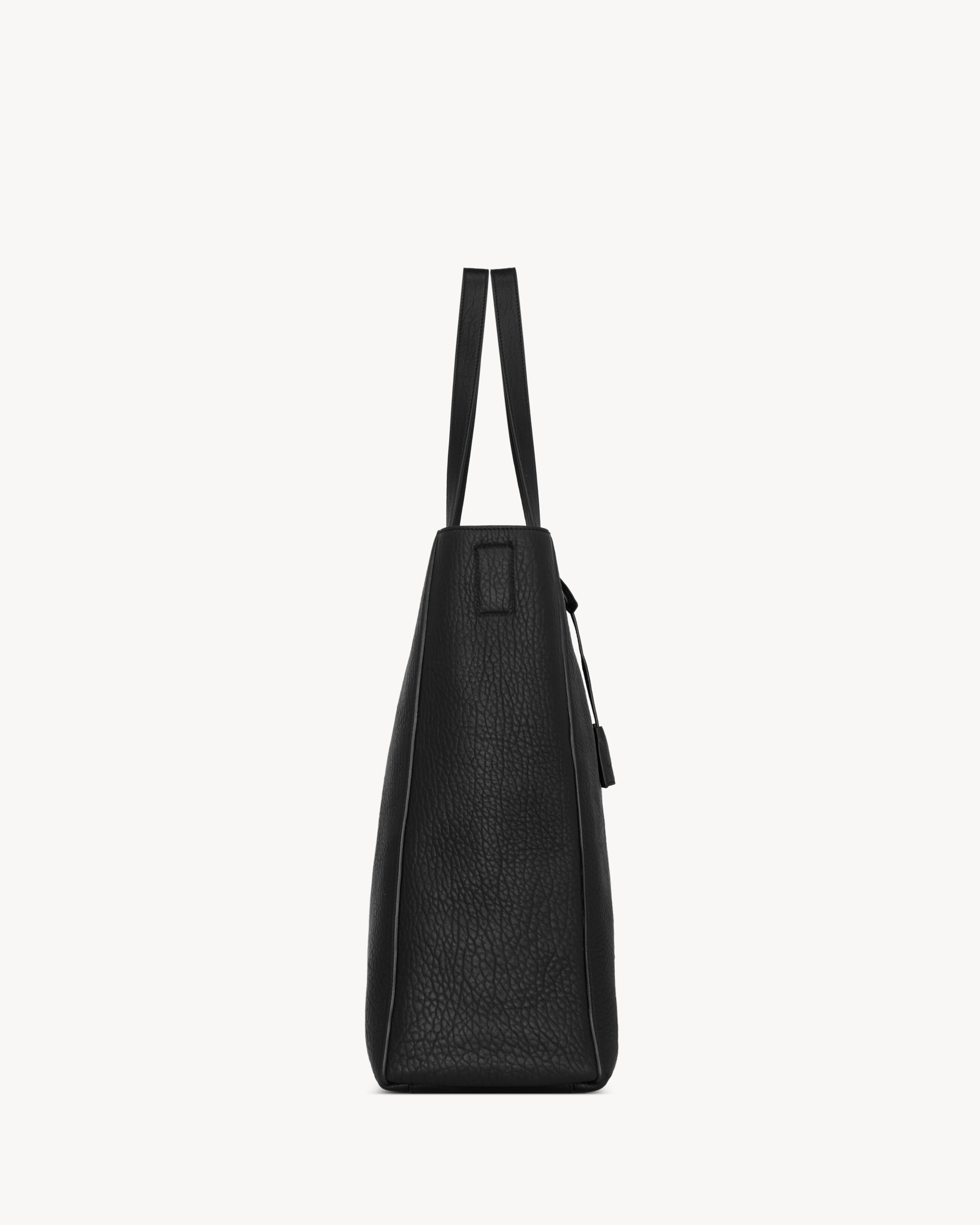 Сумка-хобо BOLD из зернистой кожи Saint Laurent, черный — фото 4