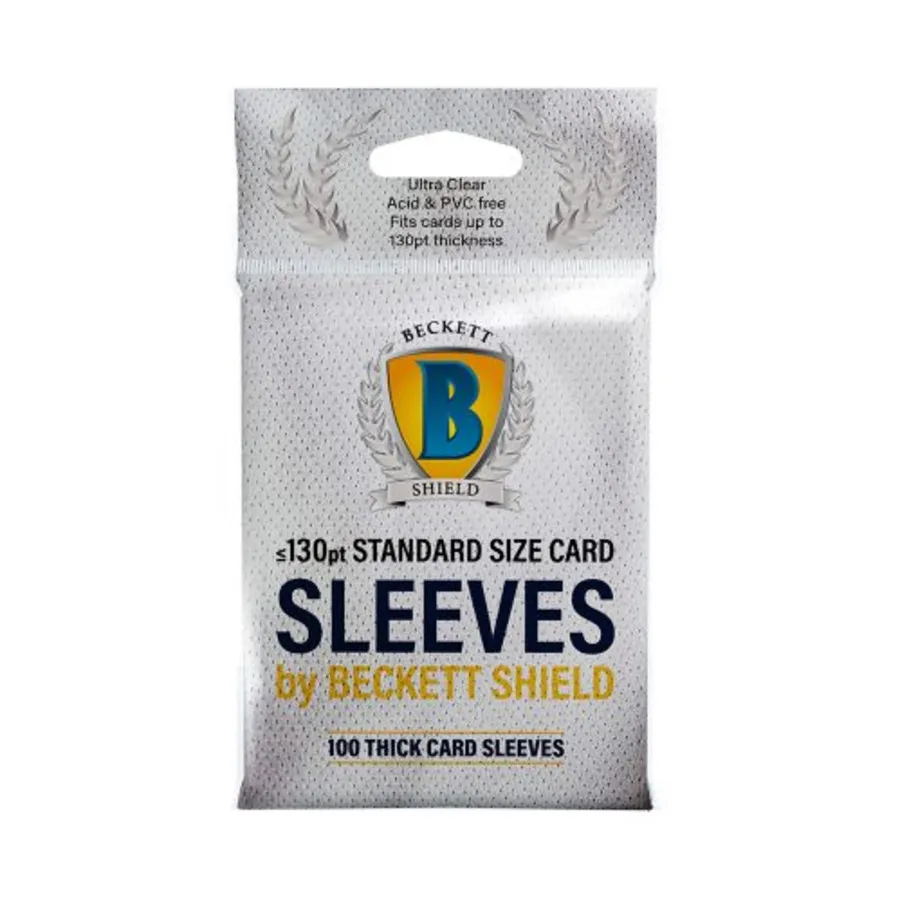 

Рукава для хранения — толстые карточки (100), Beckett Shield Card Protection