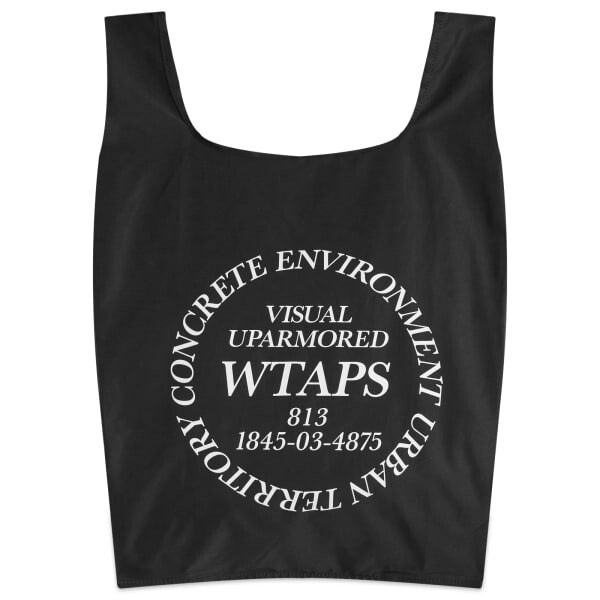 

02 складная сумка для покупок Wtaps, черный