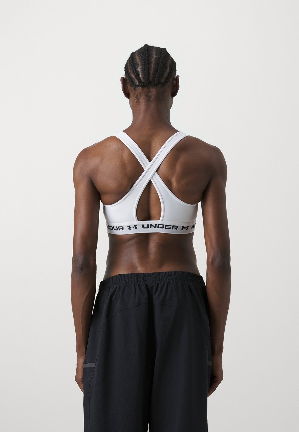 

Спортивный бюстгальтер средней поддержки CROSSBACK MID BRA Under Armour, белый