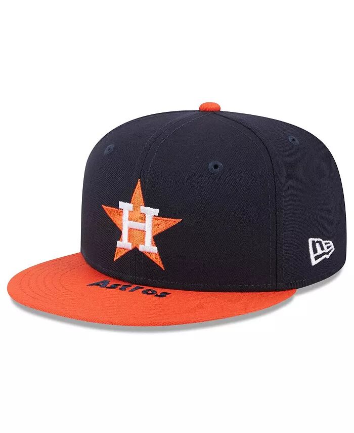 

Мужская темно-синяя/оранжевая шляпа Houston Astros On Deck 59FIFTY Fitted New Era