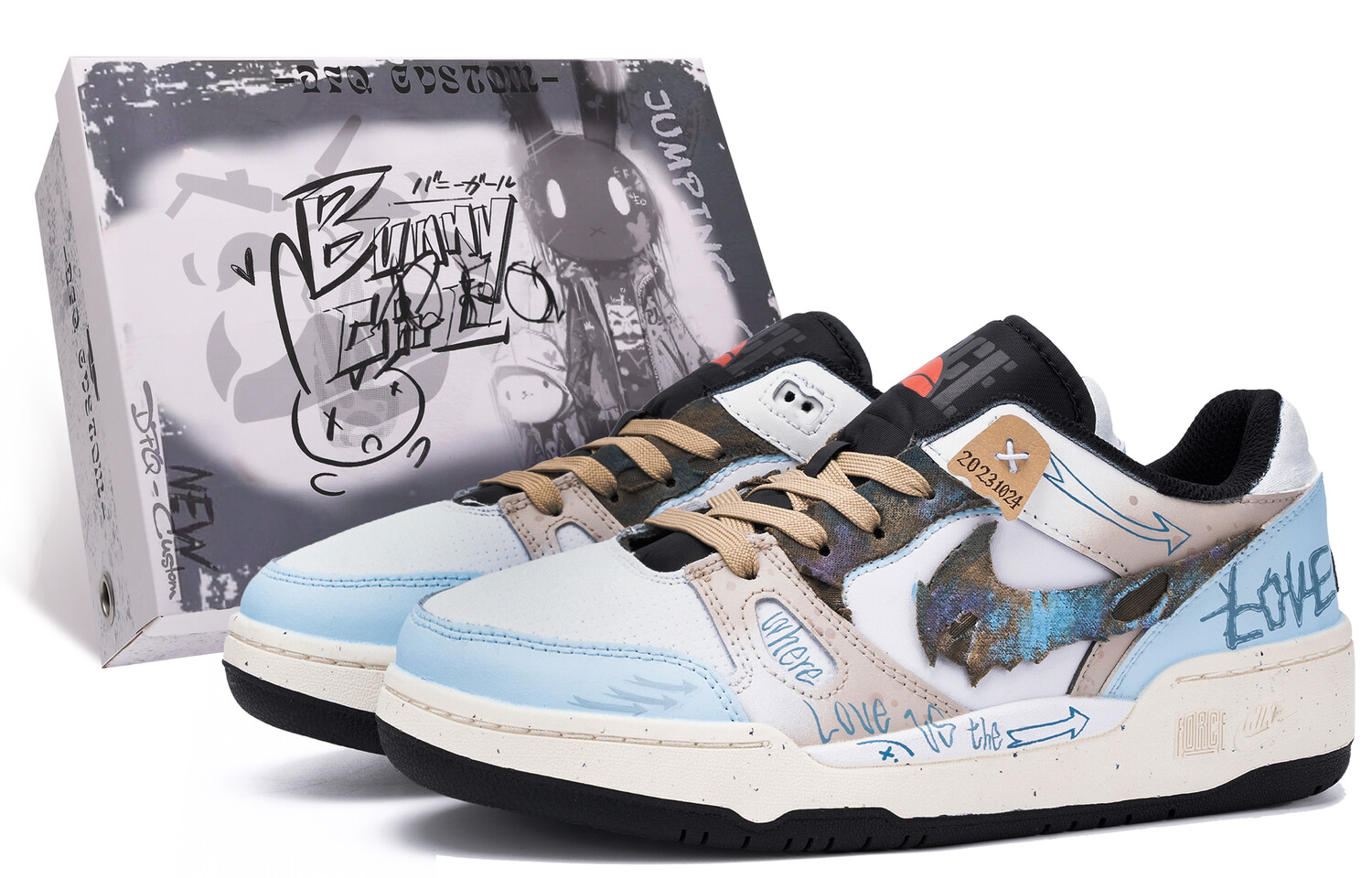 

Мужские кроссовки для скейтбординга Nike Full Force, Sky Blue