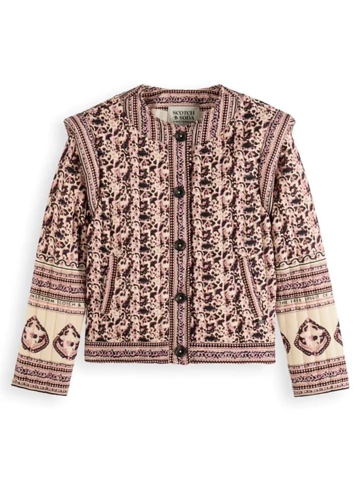 

Куртка Scotch & Soda, цвет altrosa/creme/schwarz