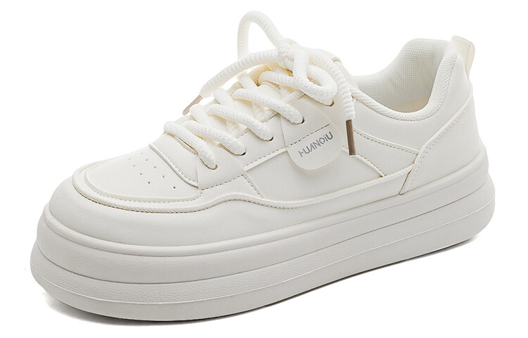 

Кроссовки HUANQIU Skateboarding Shoes Women's Low-top White, цвет Off-white