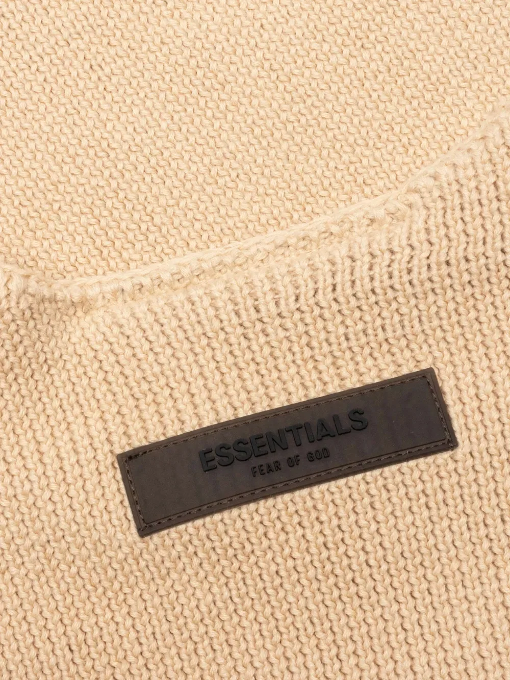 Свитер с нашивкой-логотипом Fear Of God Essentials Kids, нейтральный — фото 4