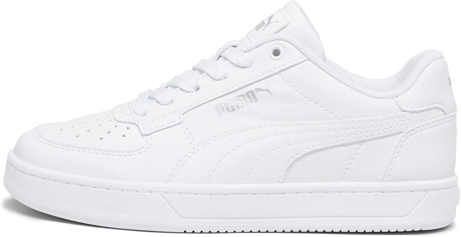 Детские кроссовки PUMA Kids Boys Caven 2.0 на шнуровке, повседневные - черные, белый/серебристый/черный — фото 2