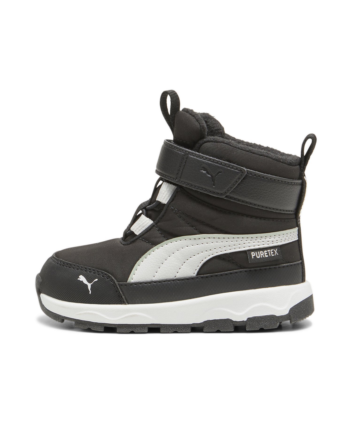 Детские ботинки Puma Evolve Puretex, размер 12-16 см. Puma, PUMA Black-Ash