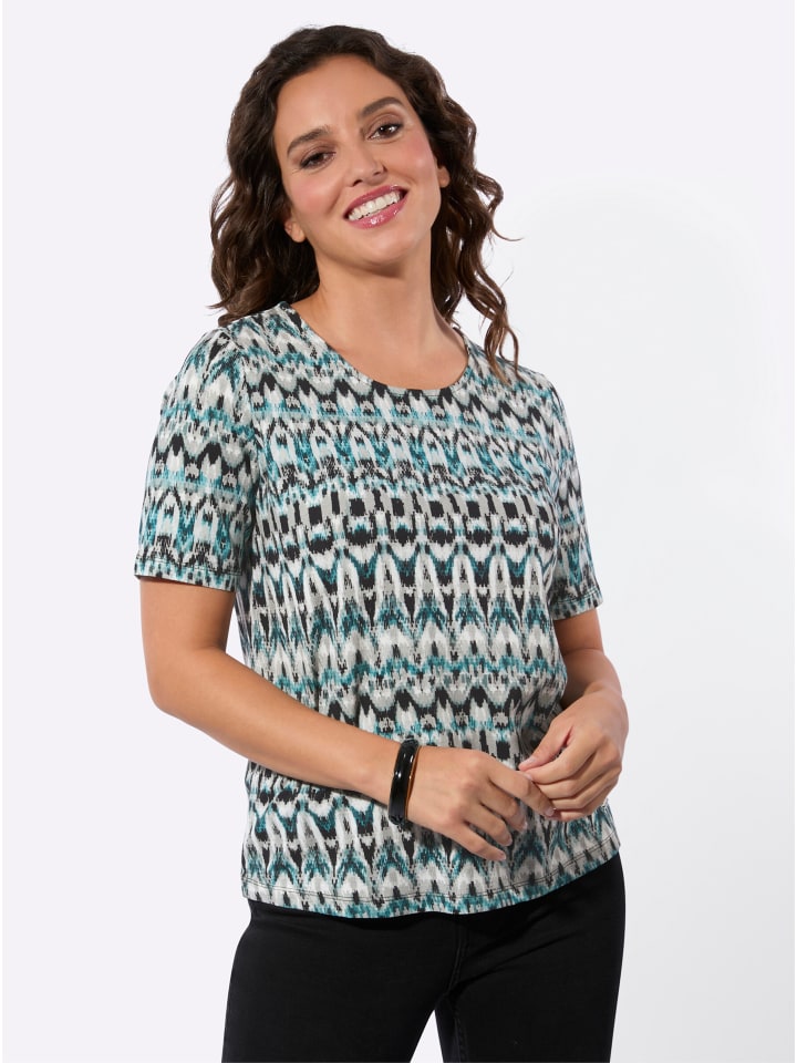 

Рубашка с короткими рукавами с принтом мяты и шалфея WITT WEIDEN