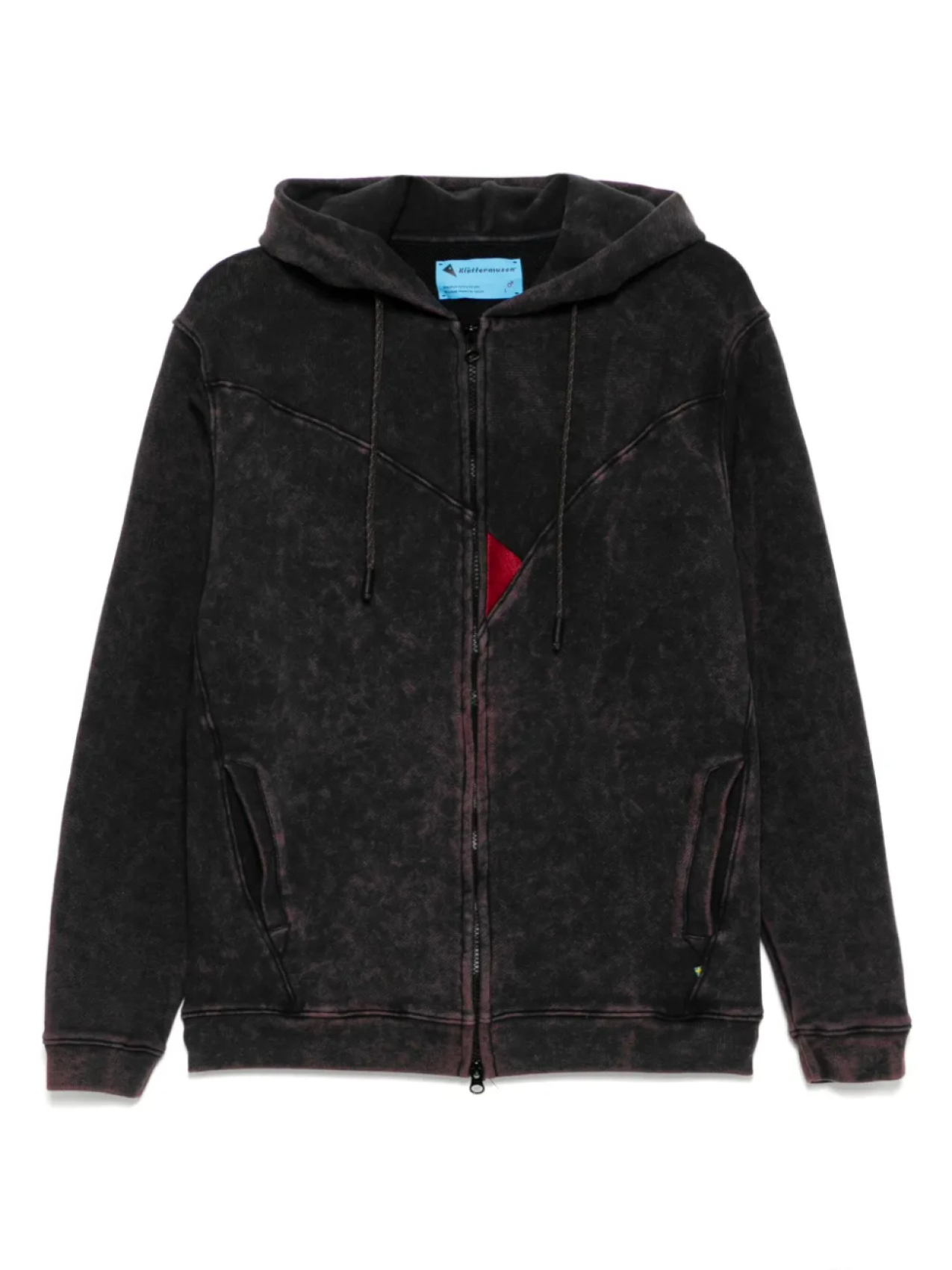 

Stain Shade толстовка на молнии, розовый