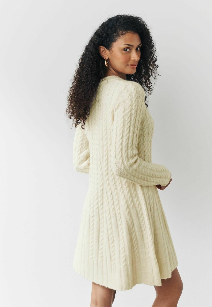 Платье Next Jumper dress, Ecru/Beige — фото 2