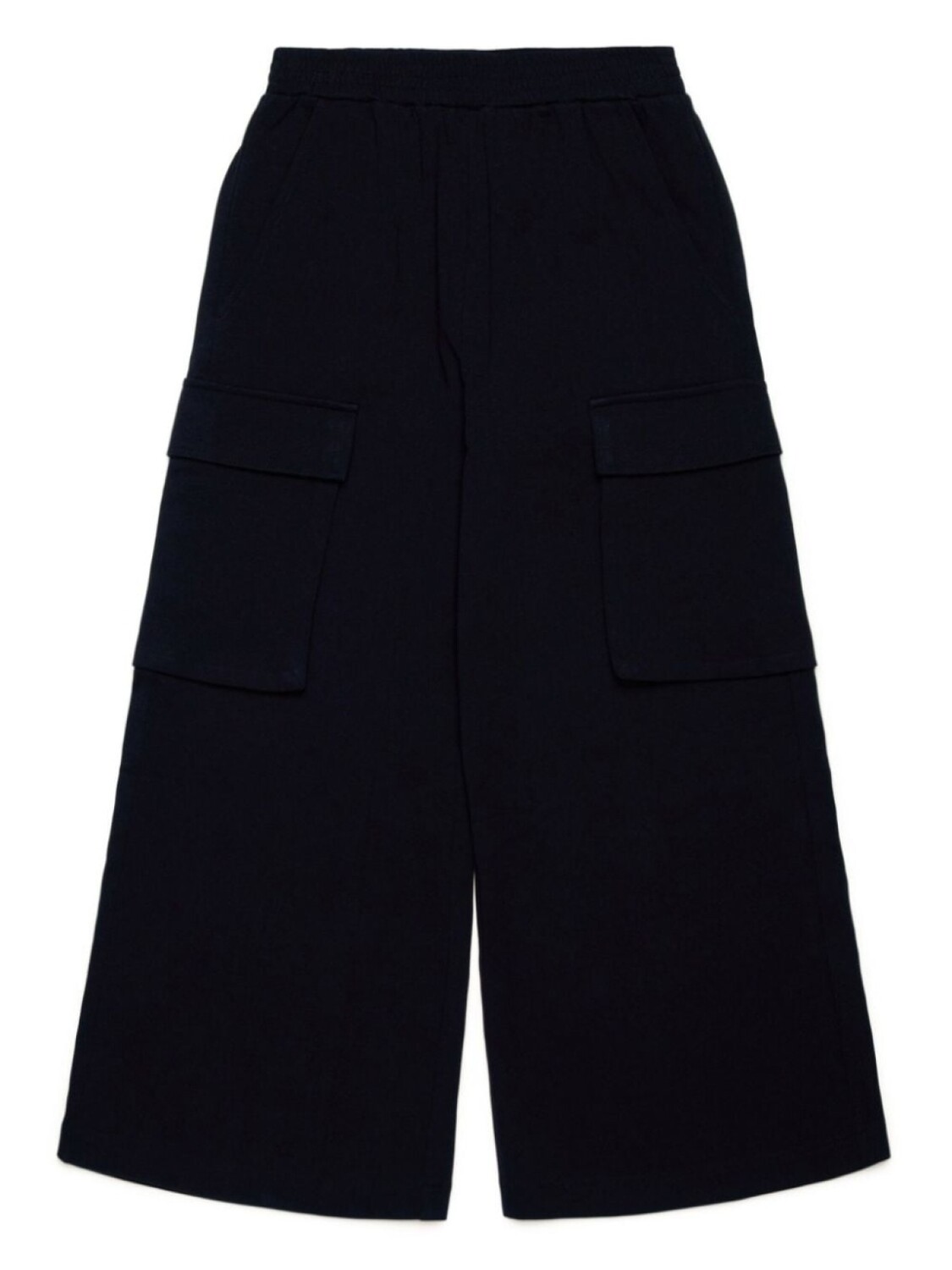 

MM6 Maison Margiela Kids широкие брюки с вышивкой, черный
