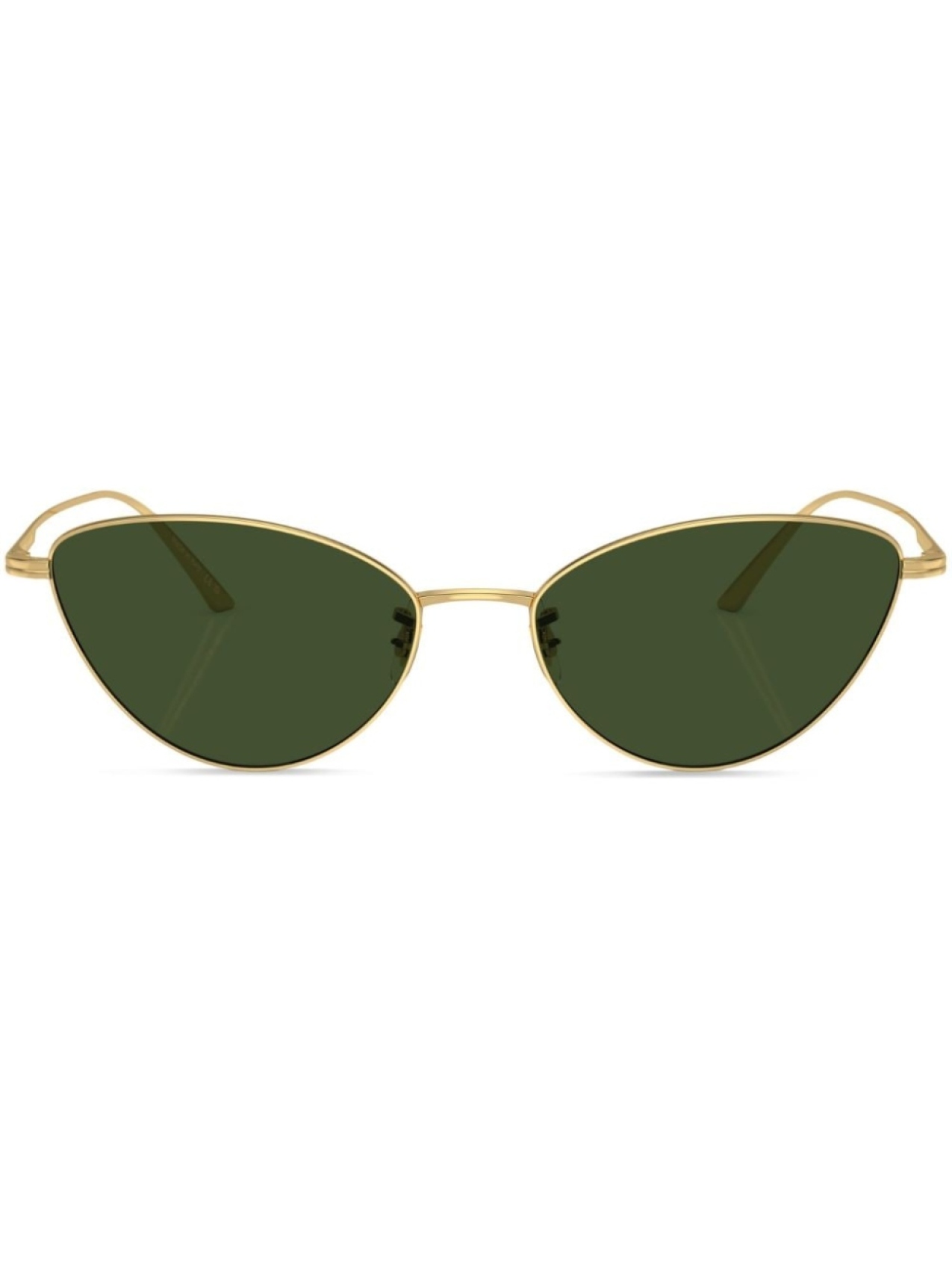 

Oliver Peoples солнцезащитные очки «кошачий глаз» 1998C, золотистый