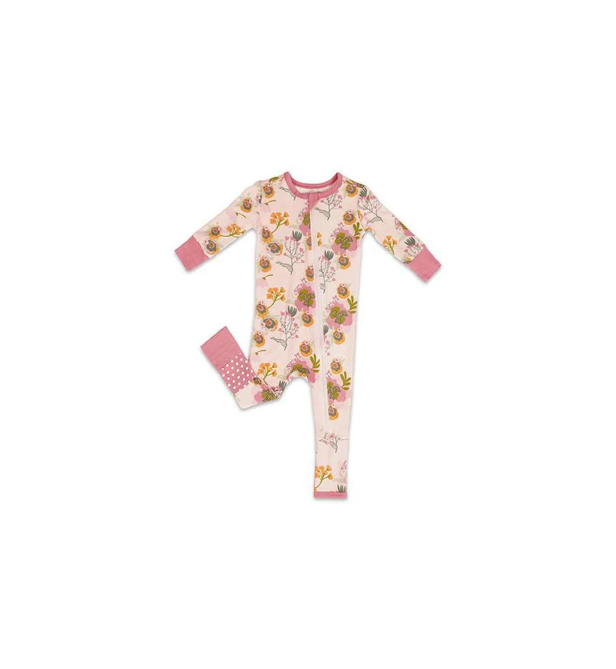 Baby Grey By Everly Grey Детский серый комбинезон-трансформер для девочек от Everly Grey с длинными рукавами — фото 3