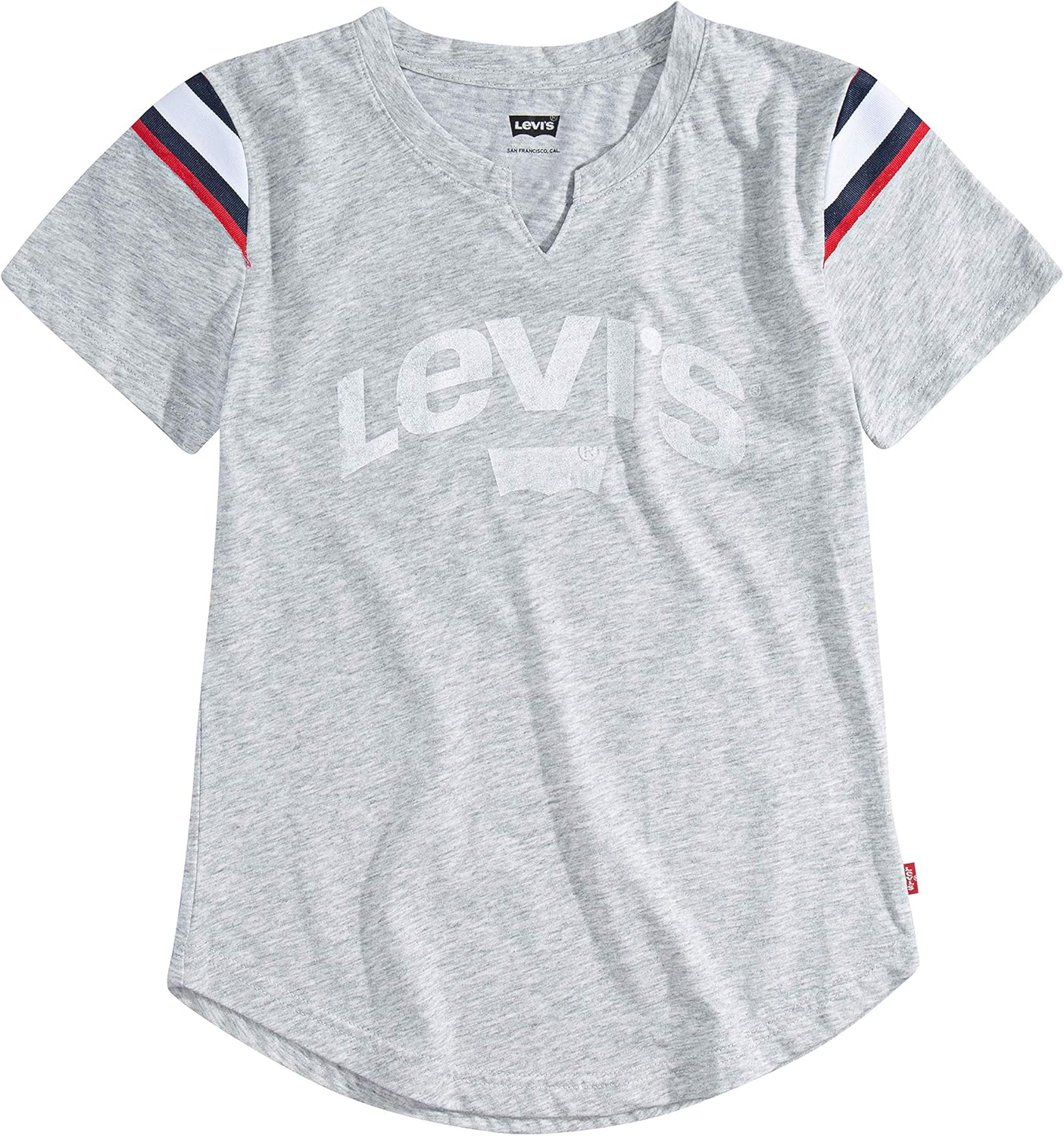 

Классическая футболка с принтом для девочек Levi's, Light Grey, Серый, Классическая футболка с принтом для девочек Levi's, Light Grey