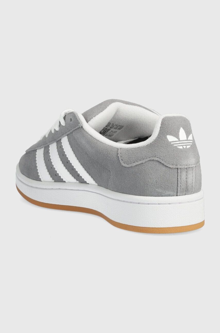 Замшевые кроссовки Campus 00s adidas Originals, серый — фото 4