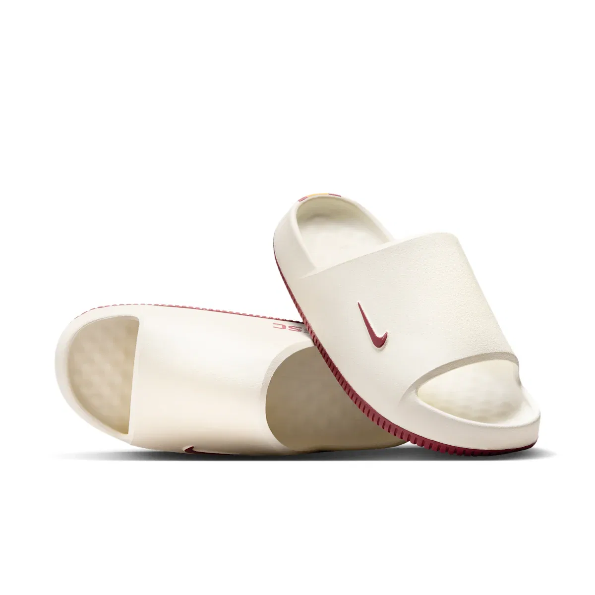 Men's Calm (USC) College Slides Nike, белый