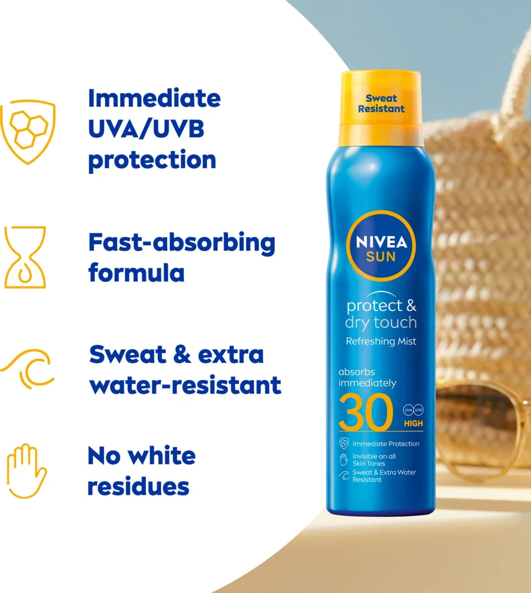 Охлаждающий солнцезащитный спрей NIVEA SUN Protect & Refresh SPF30 Nivea Sun — фото 2