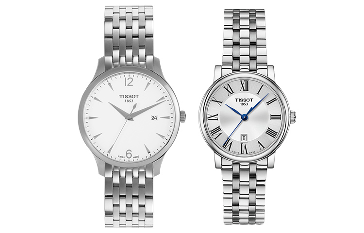 

TISSOT Часы Quartz Movement Unisex Watch 42mm White Dial T0636101103700+T1222101103300