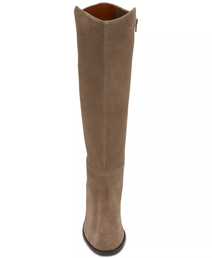 Женские высокие сапоги Bonnay Extra Wide Calf с широким голенищем Lucky Brand, серый — фото 4