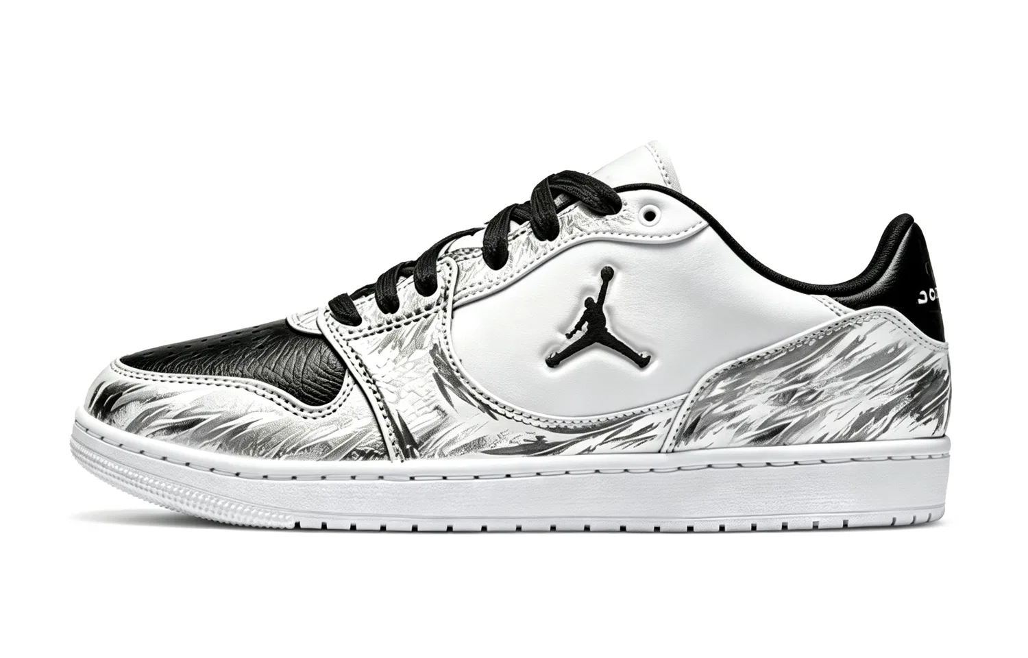 Кроссовки баскетбольные Jordan COURT CONNECT Black White — фото 3
