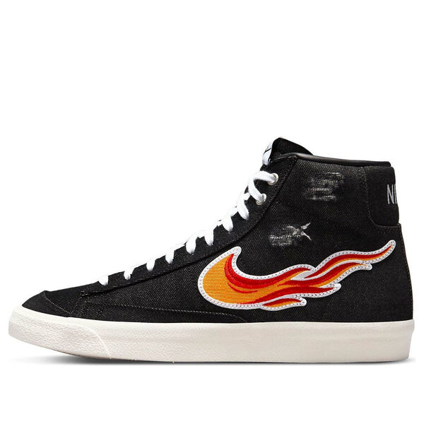 

Кроссовки blazer mid '77 'cleveland rocks' Nike, черный