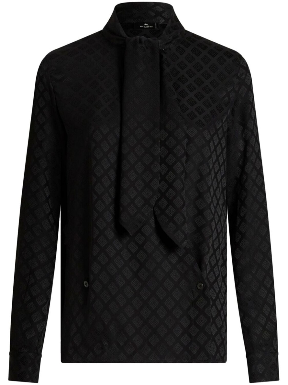 

ETRO жаккардовая рубашка, черный