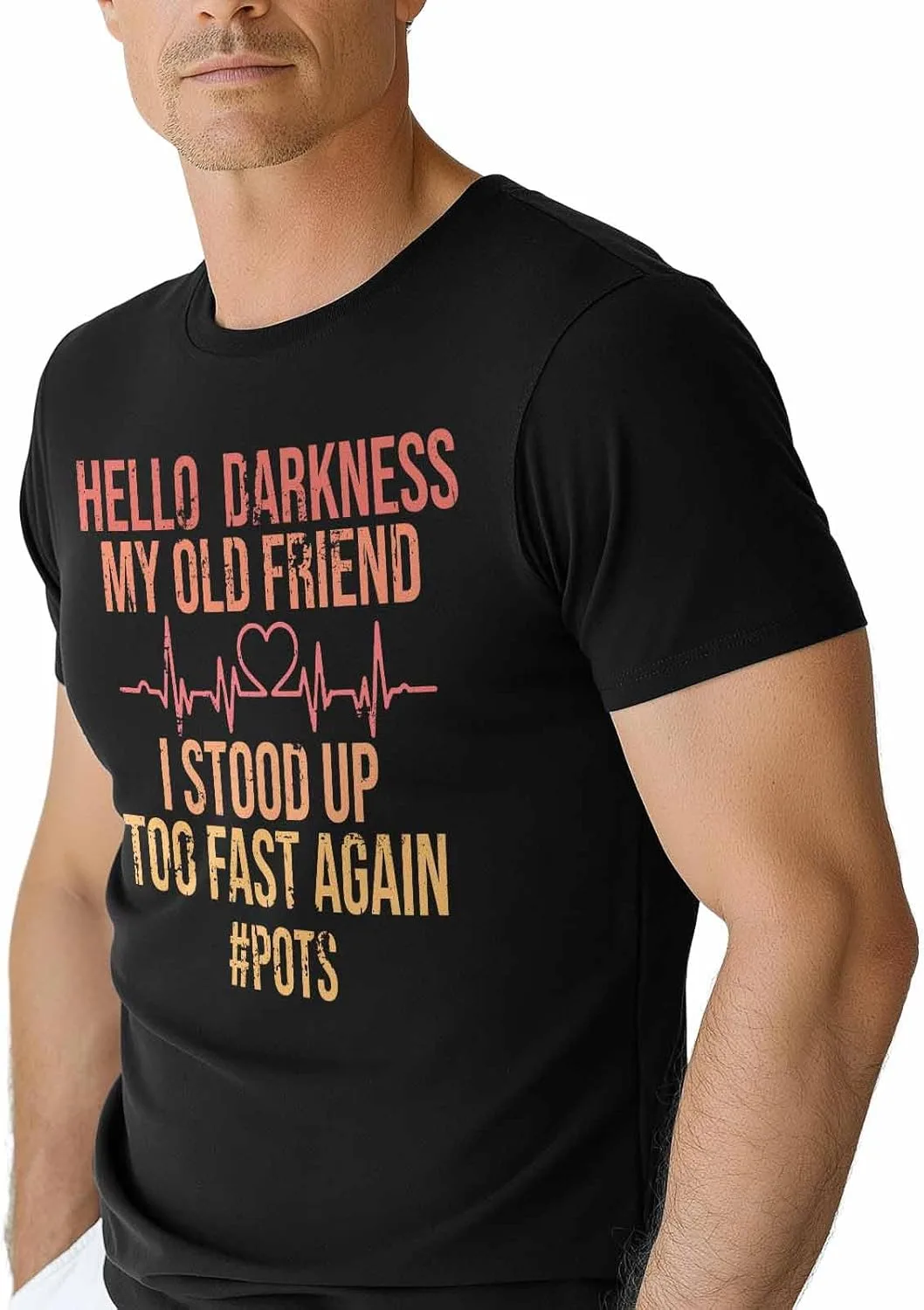 

Футболка для мужчин, Red Orange Love, Crew Neck, хлопок, короткий рукав NITBANLA