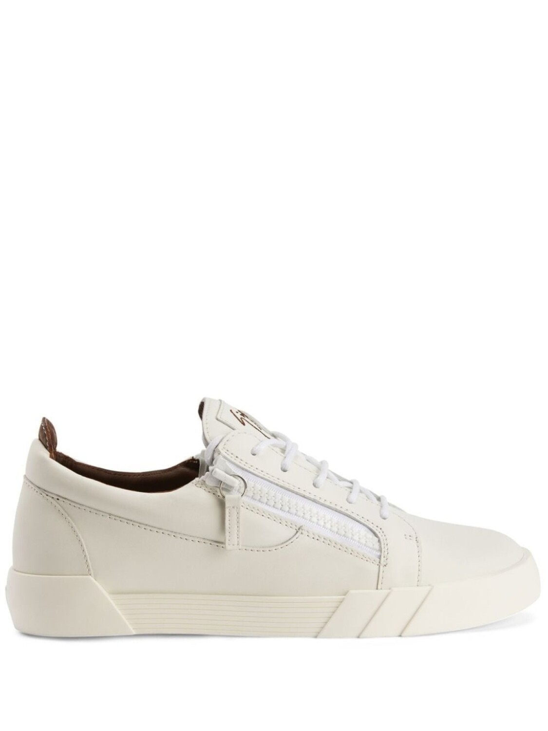 

Кроссовки Giuseppe Zanotti With Inserts, белый/темно-красный