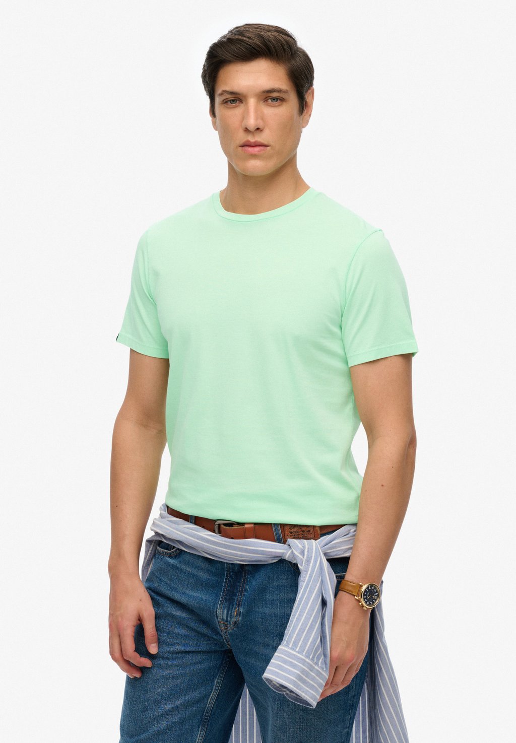 

Базовая футболка ESSENTIAL Superdry, зеленый