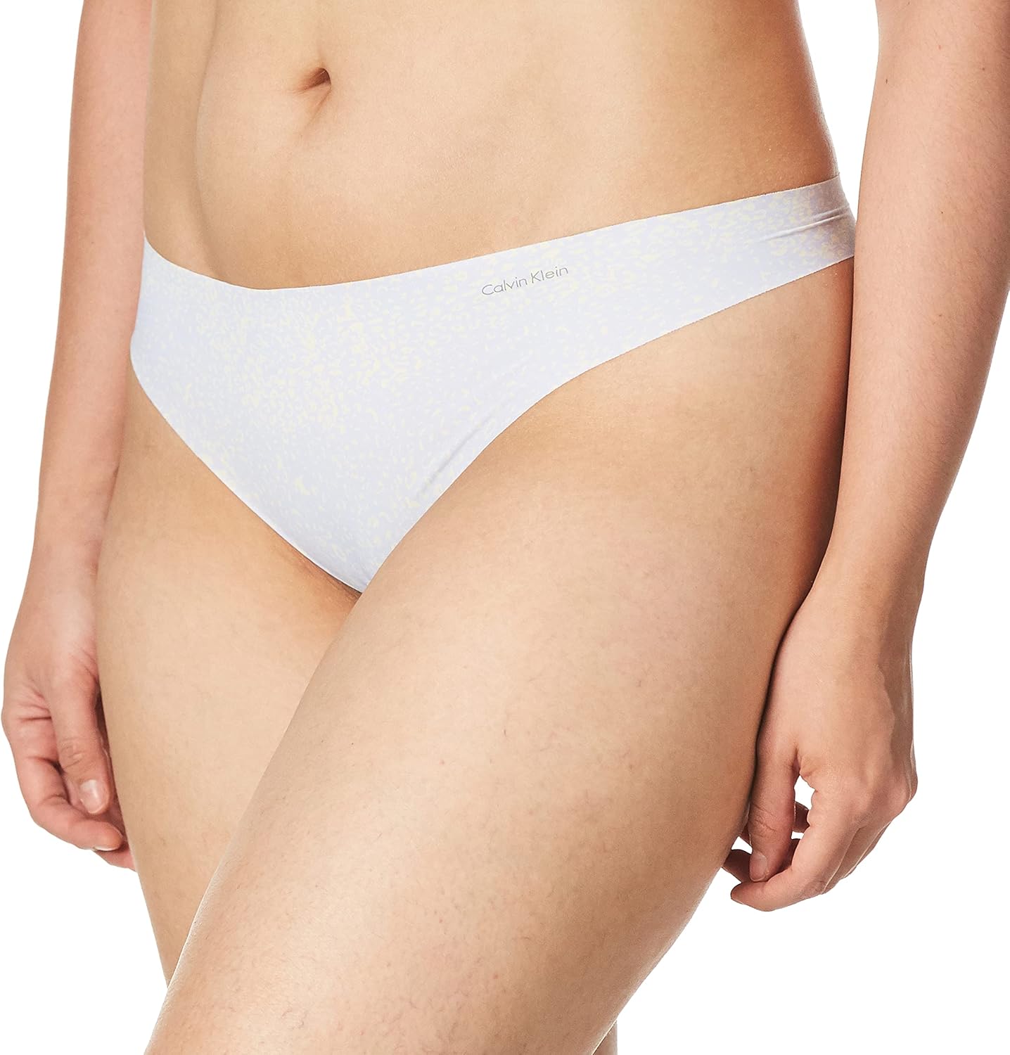 

Бесшовные трусики-стринги Calvin Klein для женщин, Evocative Animal_Amethyst Cream