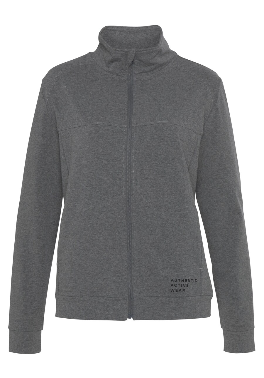 

Свитер с капюшоном на молнии VIVANCE Athletic Zip-Up Hoodie, серый
