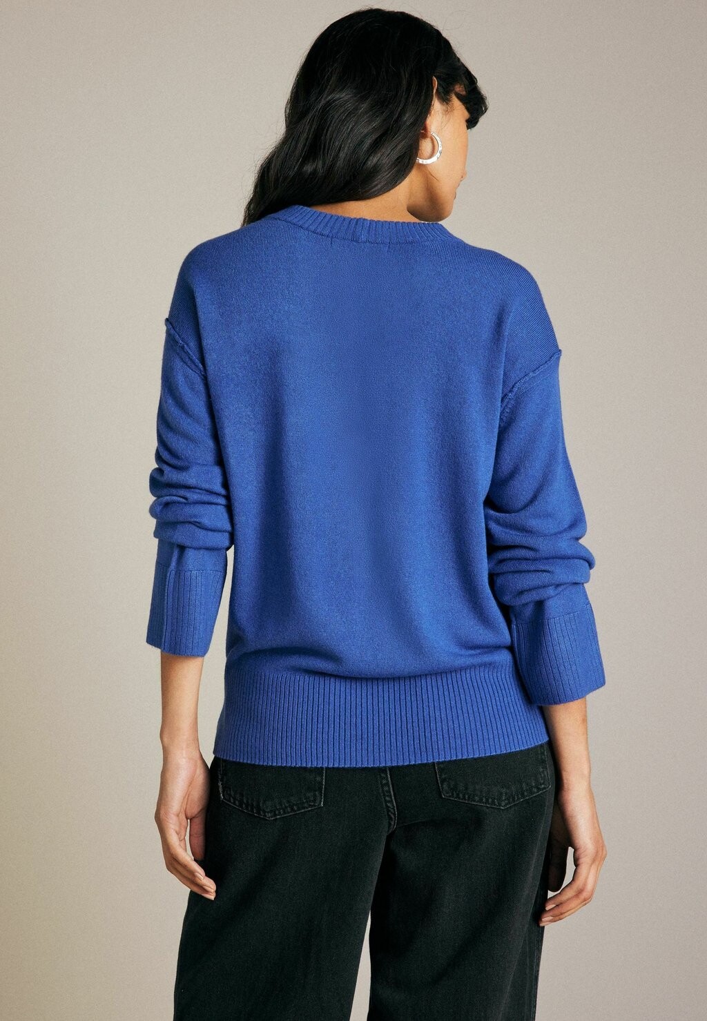 

Вязаный свитер COSY CREW NECK Next, синий
