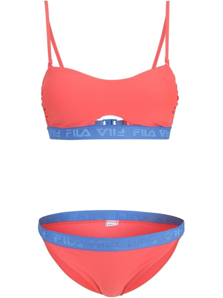 

Комплект бикини Sanming Bandeau Bikini Fila, красный