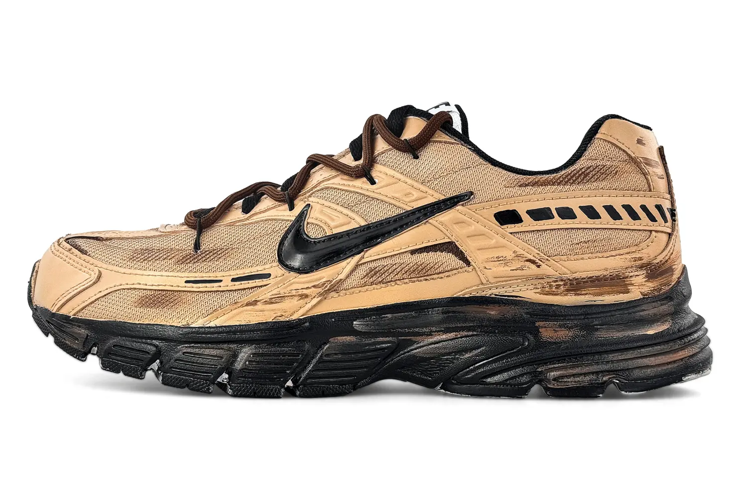 

Initiator Cushioning Abrasion Resistant Breathable Low top Casual Trail Running City Commute Running Shoes Unisex Nike, светло коричневый