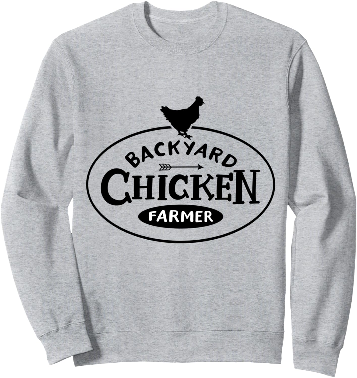 

Фермер, разводящий кур на заднем дворе, любитель кур, симпатичная толстовка Funny Animal Chicken Lover Farmer Gifts Store, серый