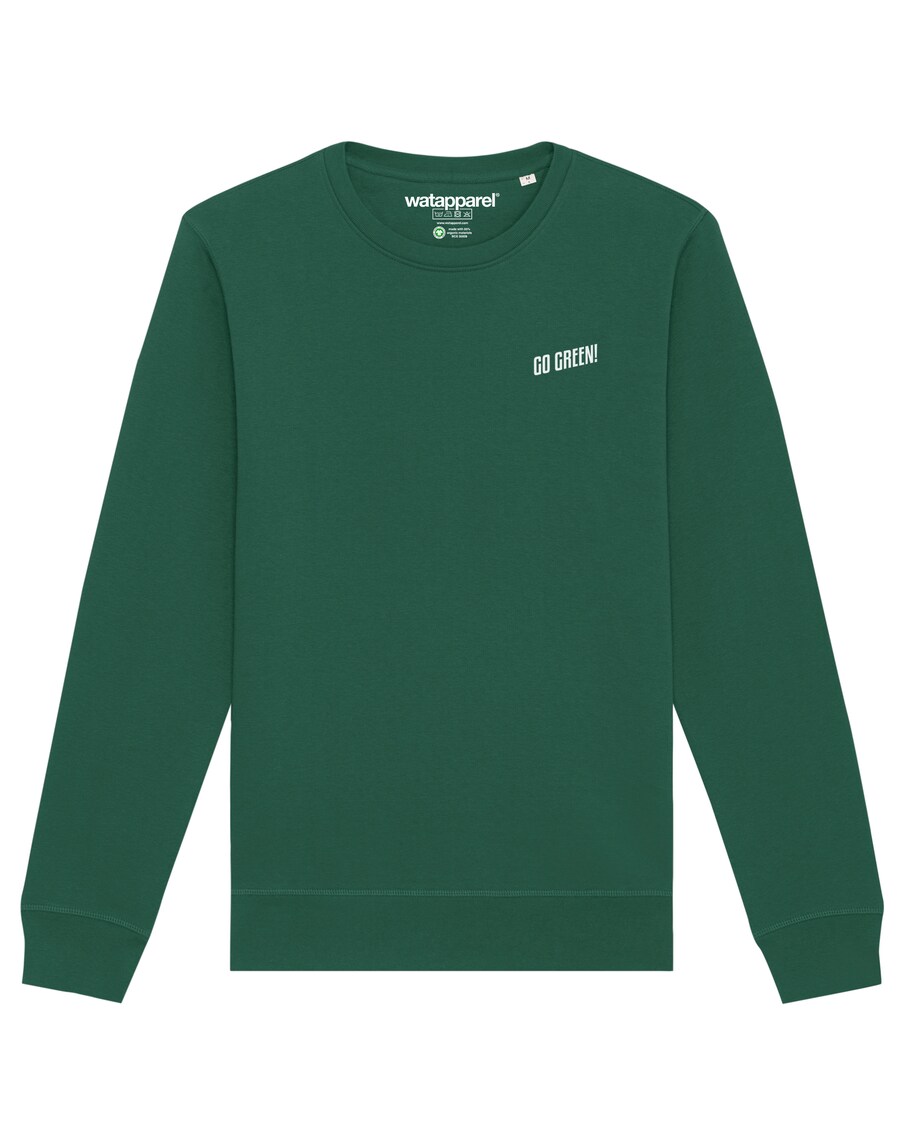 

Свитер Watapparel Sweatshirt Go Green, темно-зеленый