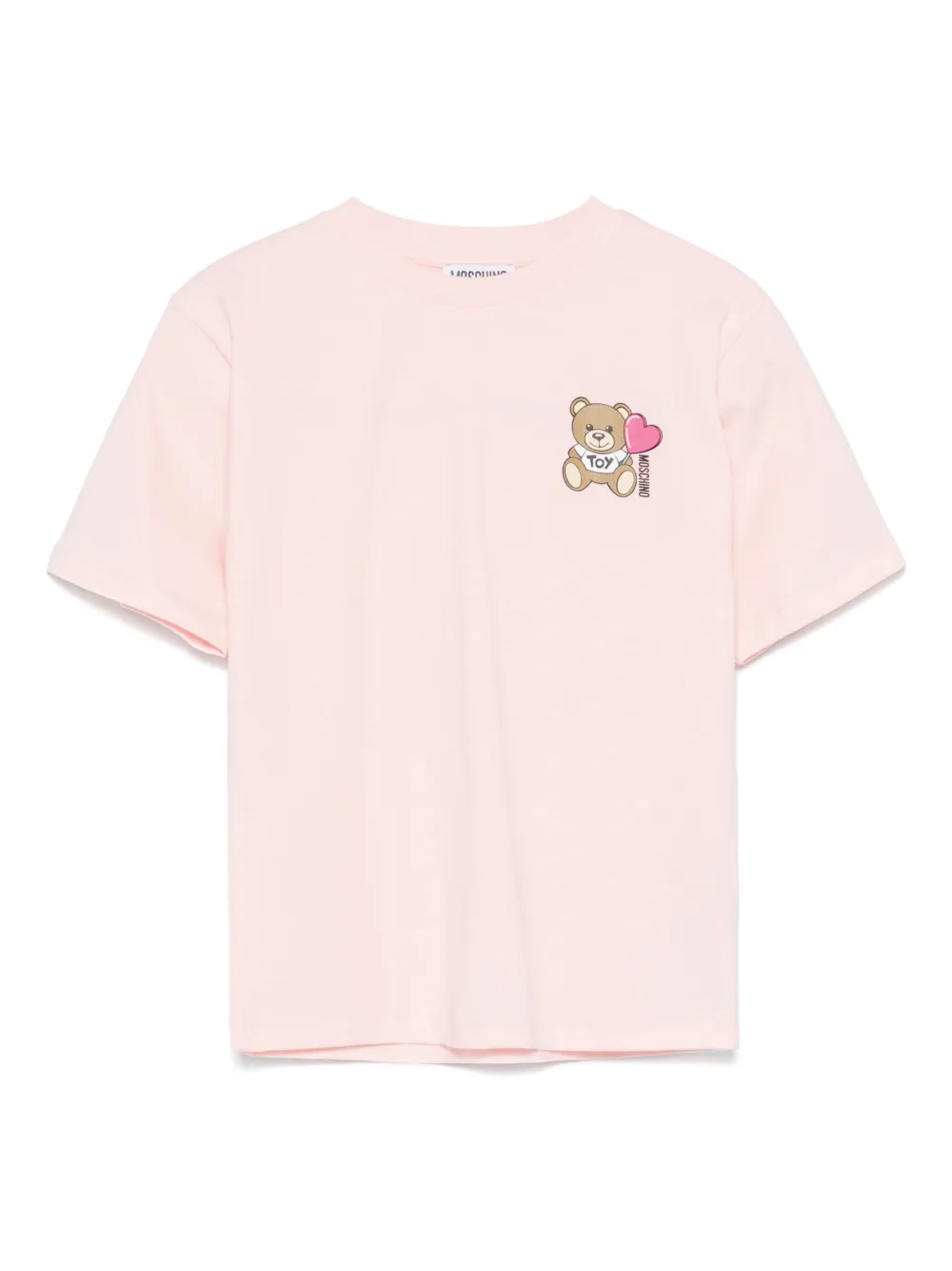 

Футболка Teddy Bear Moschino Kids, розовый