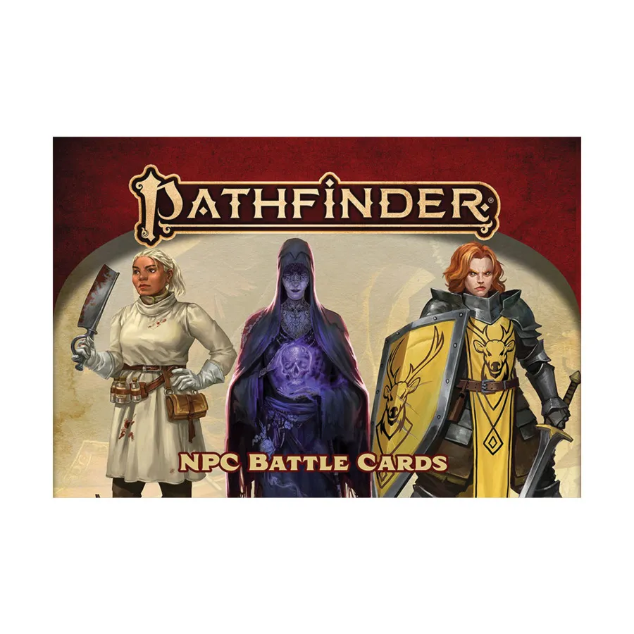 

Бокс-сет NPC Battle Cards, Pathfinder Roleplaying Game (2nd Edition) - Core & Assorted
