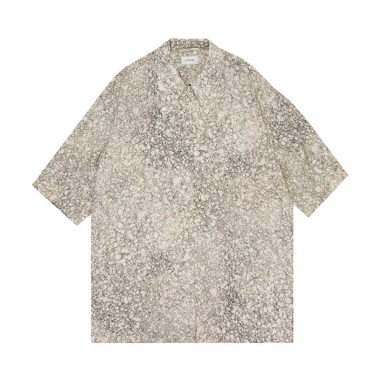 

Рубашка Lemaire Maxi Shirt 'Chalk/Mastic', желто-коричневый