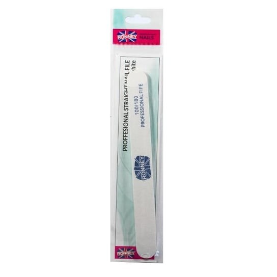 

Пилочка для ногтей RONNEY Professional PREMIUM прямая, белая 100/180 RN 00292