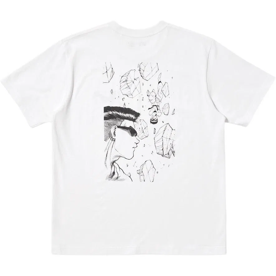 Футболка x JIYINGSHE, LIANMINGKUAN SS26 Unisex UNIQLO, White — фото 3