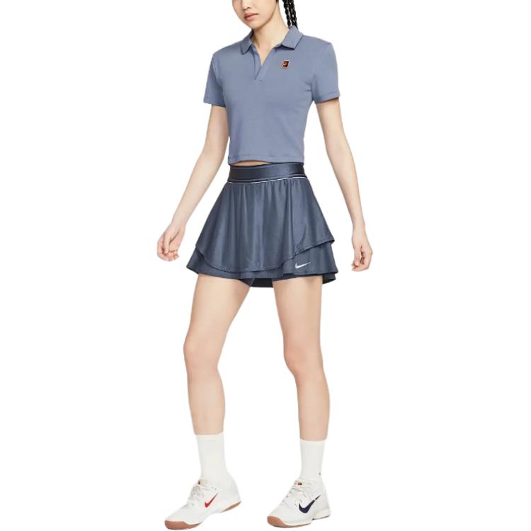 

Женская теннисная юбка Dri Fit Nike, синий