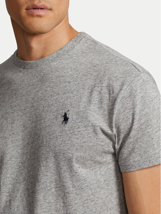 Футболка regular fit 710707087006 Polo Ralph Lauren, серый — фото 4